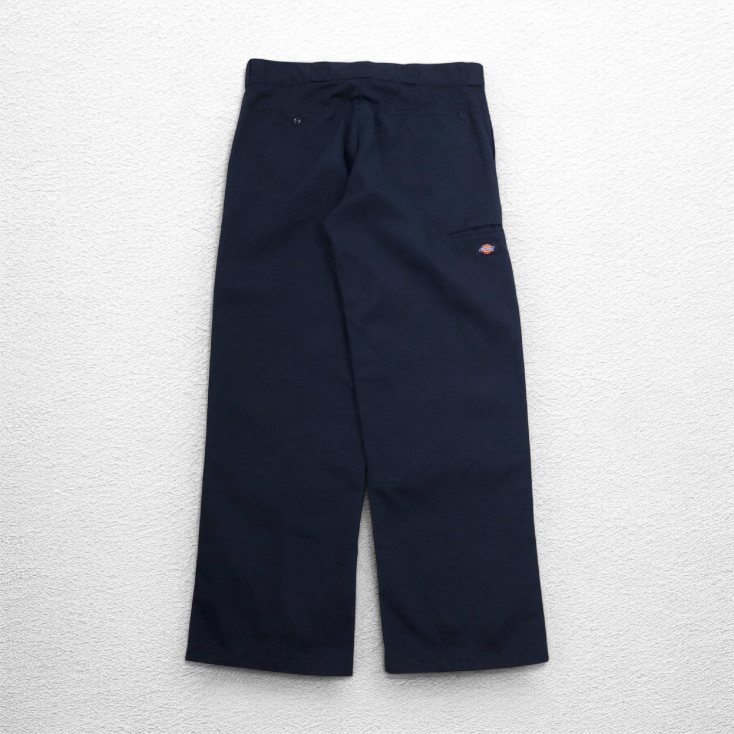 Dickies Loose Fit, gamba larga, pantaloni da lavoro, chino, taglia L, blu navy, modello 85283DN, Made in Honduras