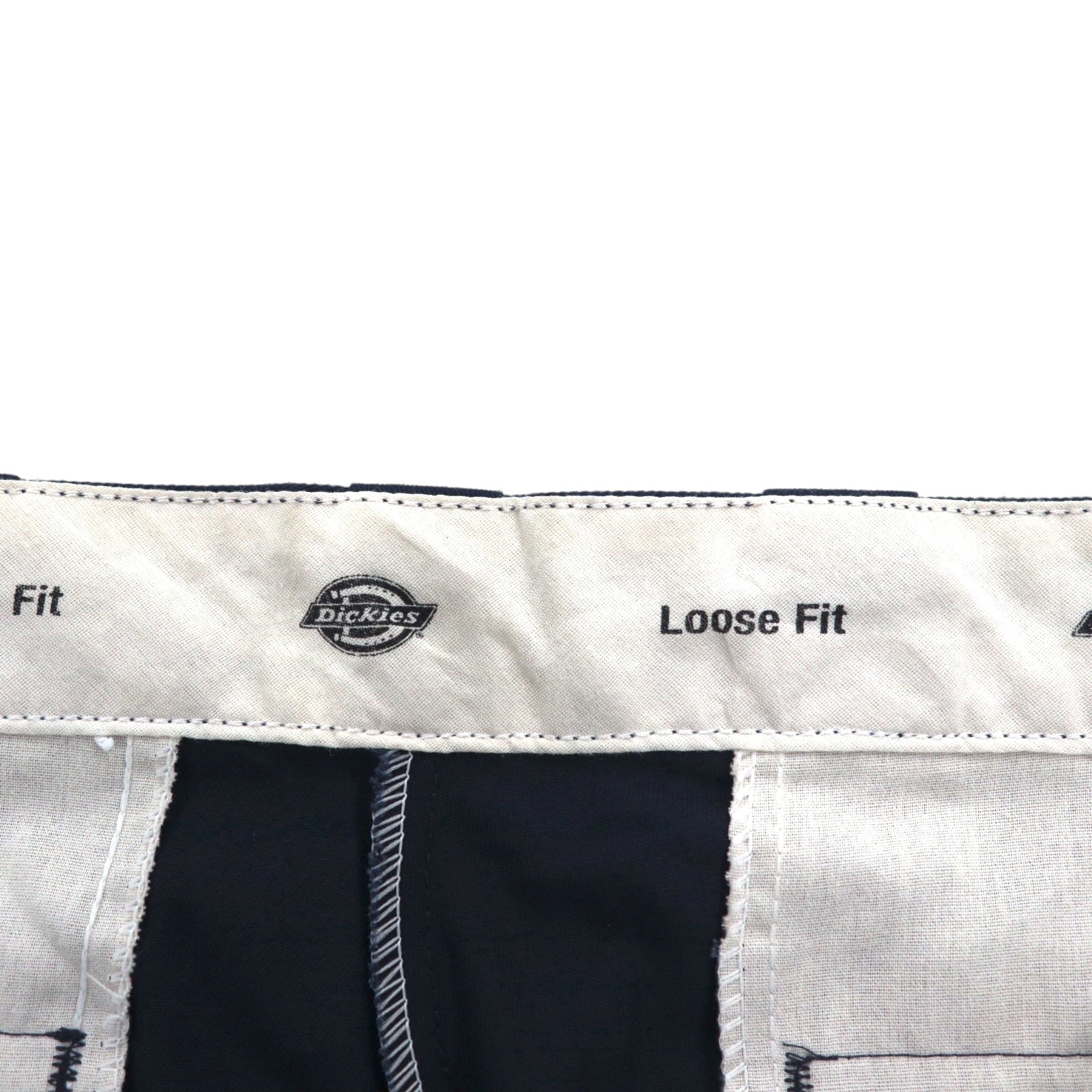 Dickies Loose Fit, gamba larga, pantaloni da lavoro, chino, taglia L, blu navy, modello 85283DN, Made in Honduras