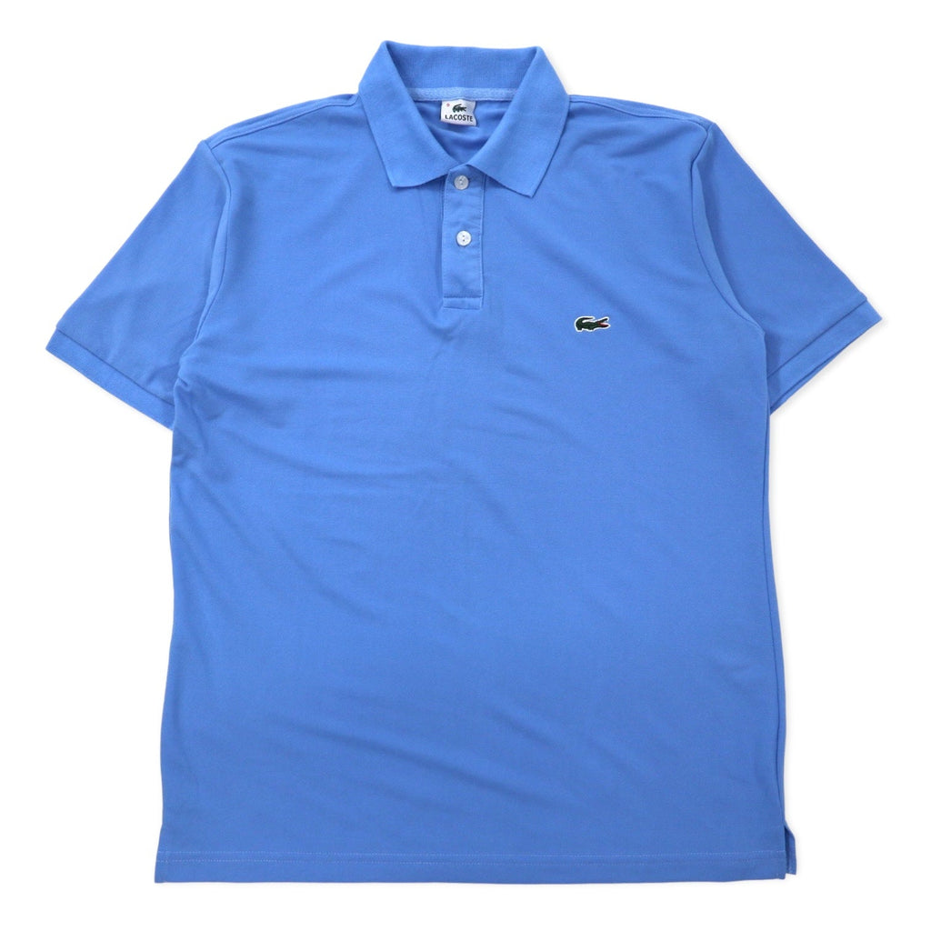 LACOSTE Polo Blu Cotone Poliestere Design francese Logo ricamato