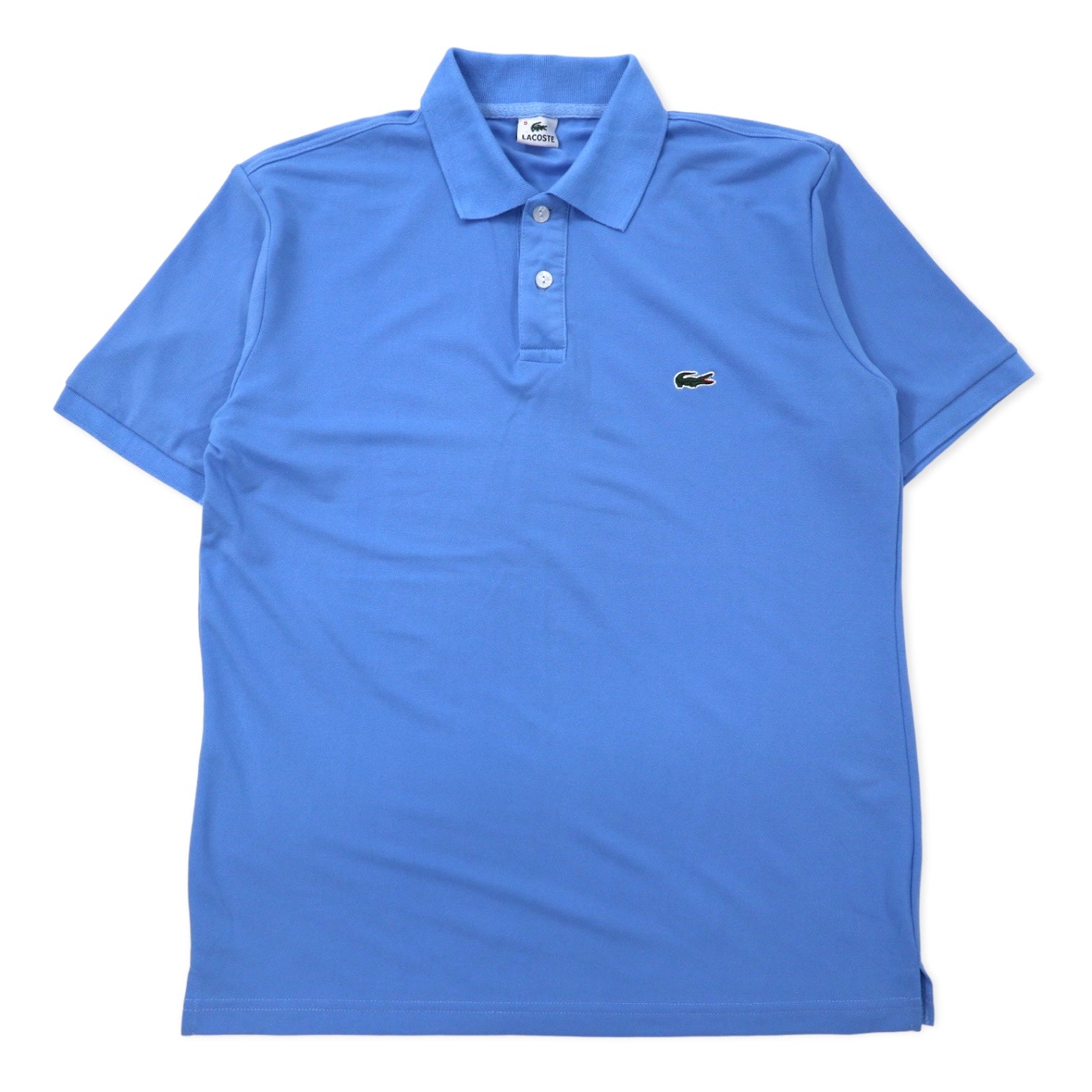 LACOSTE Polo Blu Cotone Poliestere Design francese Logo ricamato