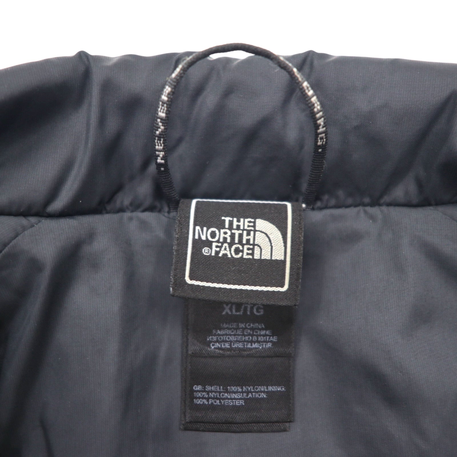 THE NORTH FACE Giacca imbottita XL Blu navy Nylon Standard USA AHVD