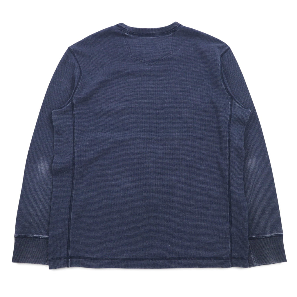 Eddie Bauer サーマル ロングスリーブTシャツ ロンT L グレー コットン