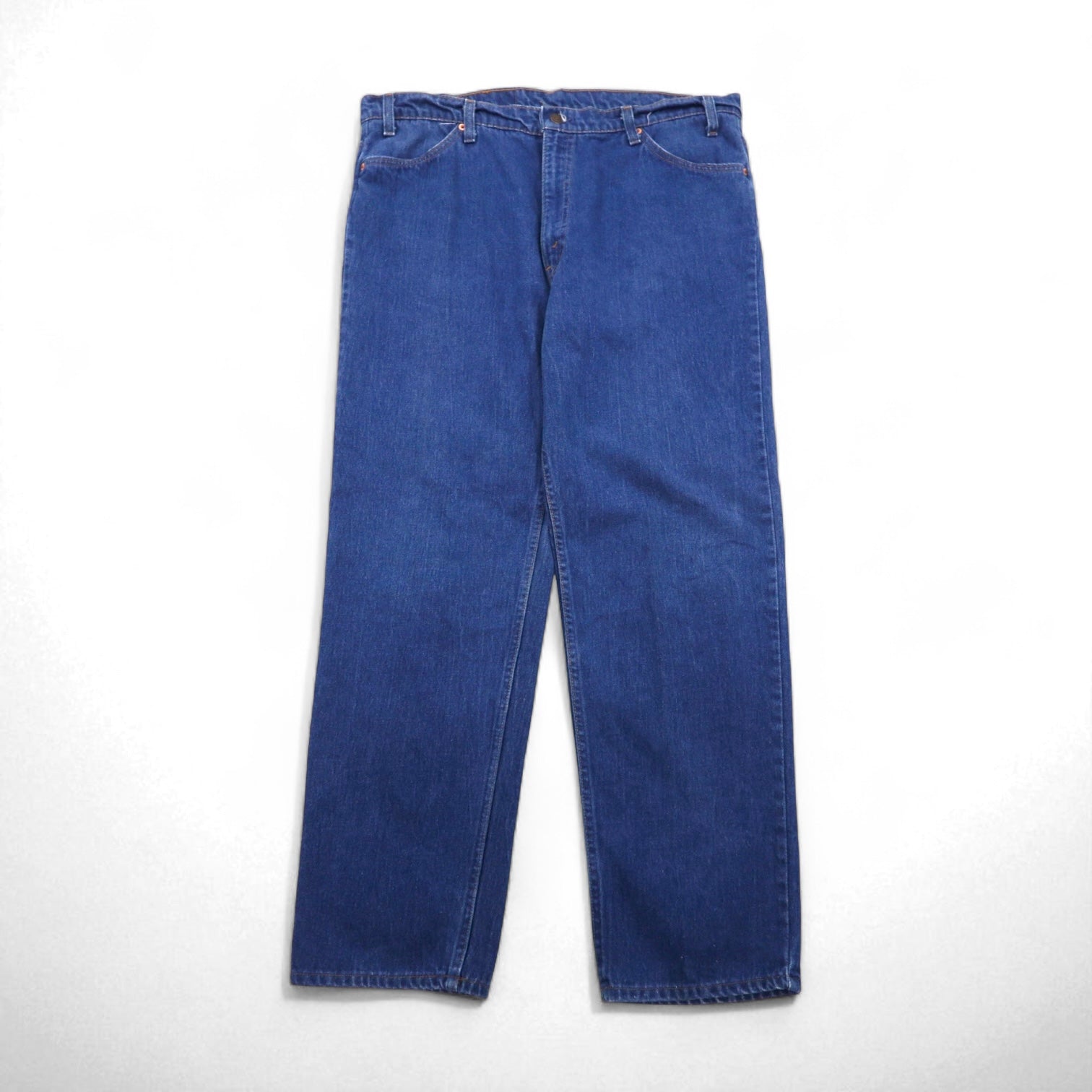 Levi's Anni '90 USA 506 Orange Tab Jeans Tapered XL Indaco Blu Chiusura con Cerniera 40506 0202