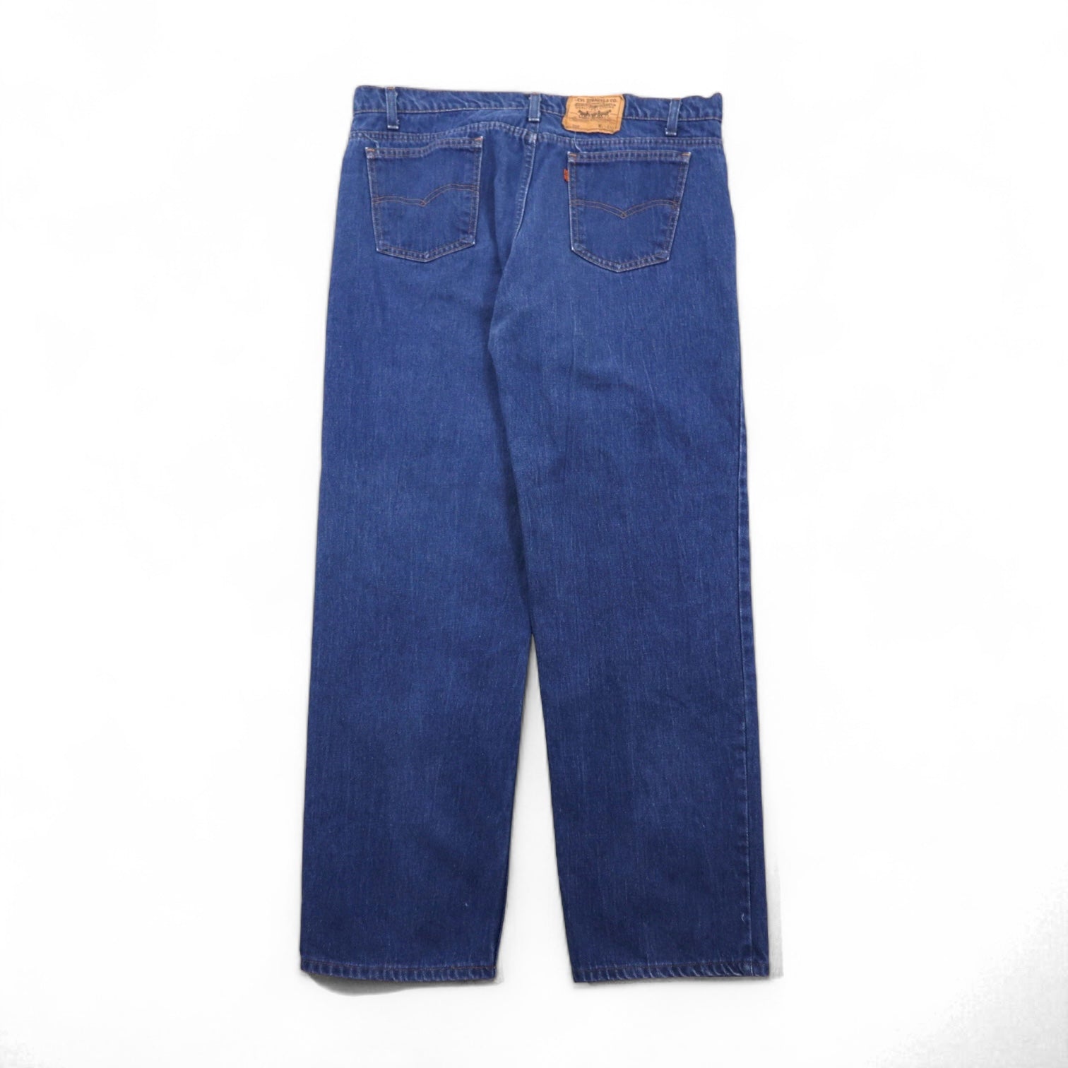 Levi's Anni '90 USA 506 Orange Tab Jeans Tapered XL Indaco Blu Chiusura con Cerniera 40506 0202