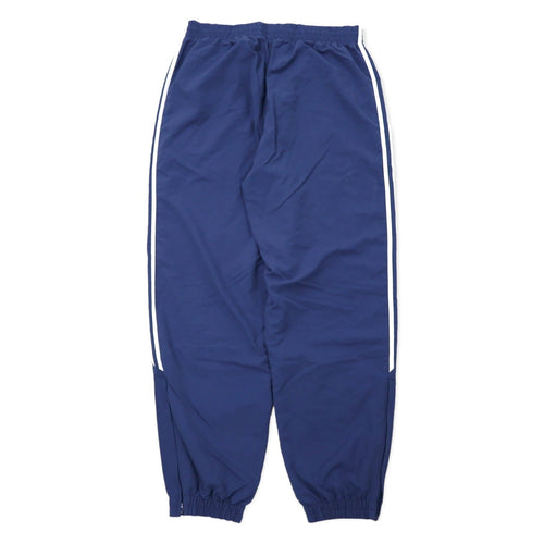 adidas anni '00, pantaloni sportivi da tuta larghi a 3 strisce, 190, blu navy, poliestere