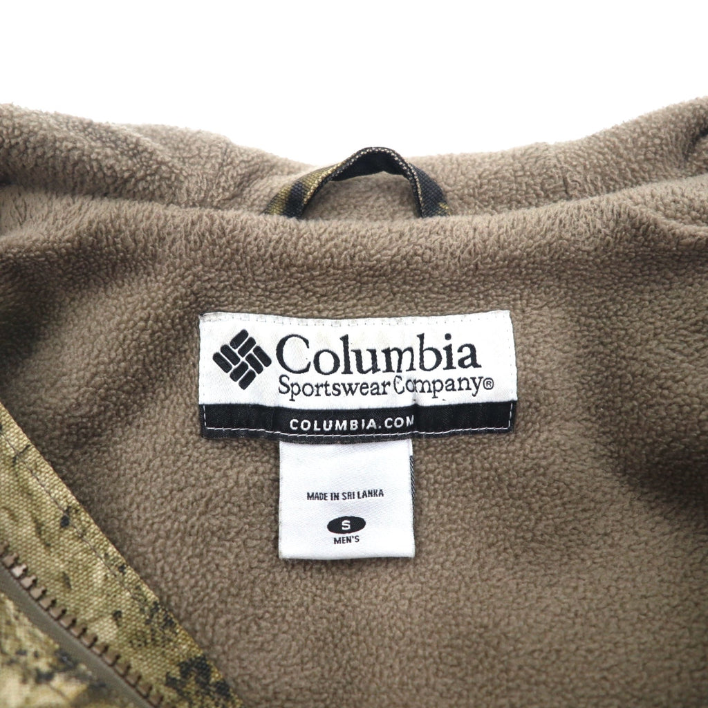 Columbia Timber Grit Hooded Jacket in tela, Active Jacket, taglia S, color cachi, fantasia Real Tree Camo, fodera in pile HM3002
