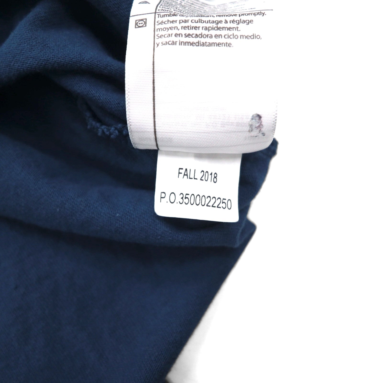 Carhartt T-shirt con taschino Original Fit XL, blu navy, in cotone
