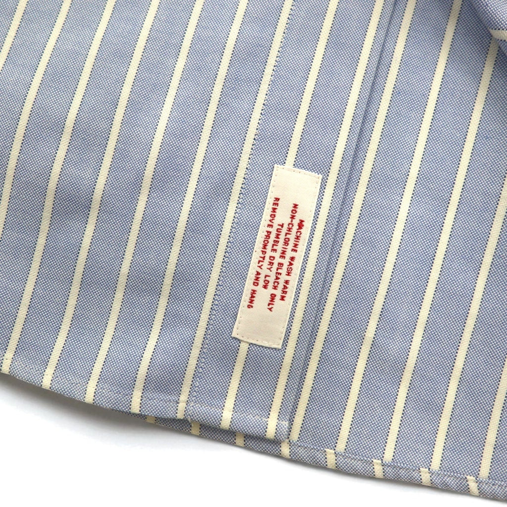 Brooks Brothers 346 Camicia Oxford button-down XL a righe blu con ricamo logo