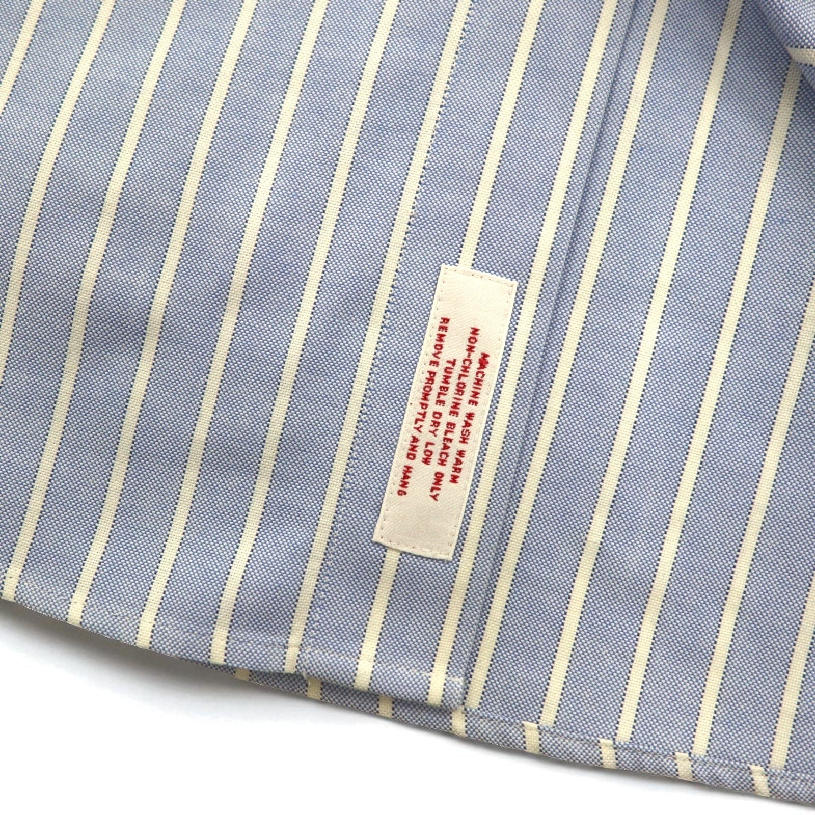Brooks Brothers 346 Camicia Oxford button-down XL a righe blu con ricamo logo