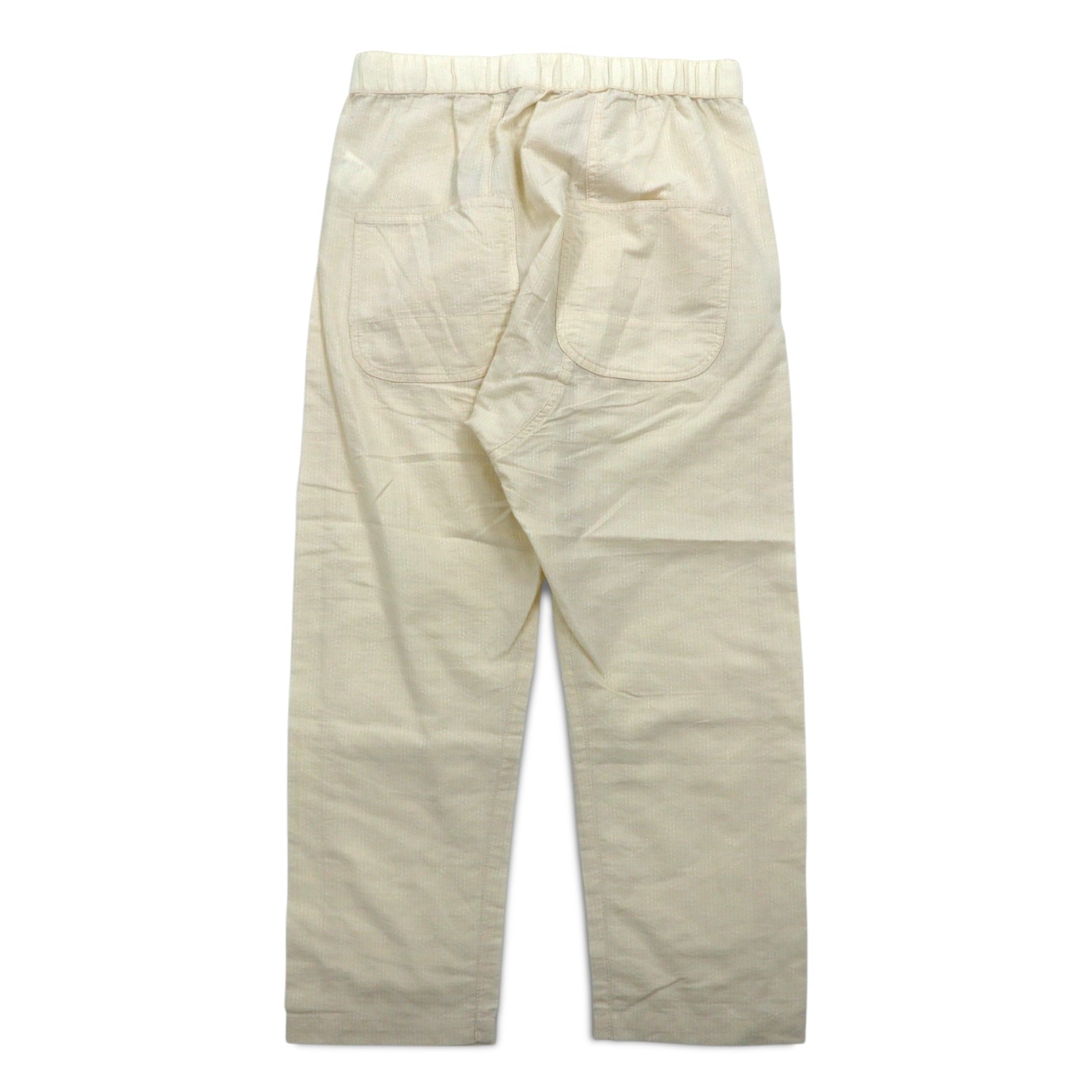 snow peak Dobby Sashiko Noragi Pants PA-16SU303 - Pantaloni facili - S Avorio - Prodotto in Giappone - Nuovo con etichette