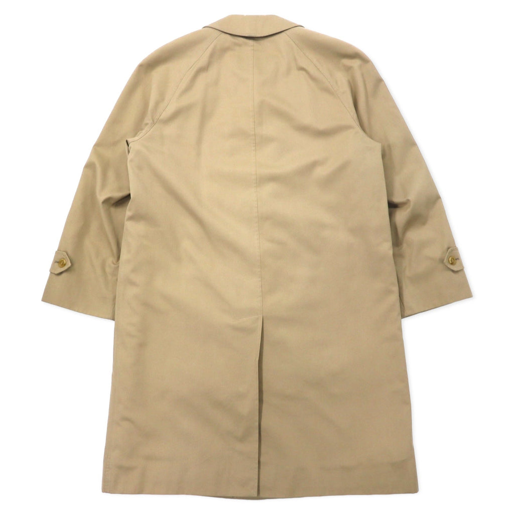 Burberrys, cappotto old bal collar, made in England, abbottonatura nascosta, taglia XL, beige, cotone poliestere, modello SHEARFORD, fodera rimovibile a quadri Nova Check.