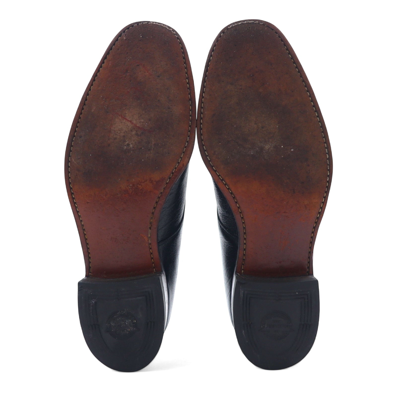 FLORSHEIM 80年代 プレーントゥ ダービー ドレスシューズ 27.5cm ブラック レザー 21804