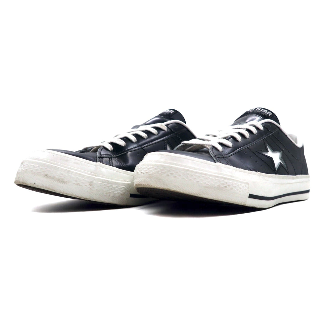 CONVERSE ワンスター ONE STAR J レザー スニーカー 27cm ブラック 日本製