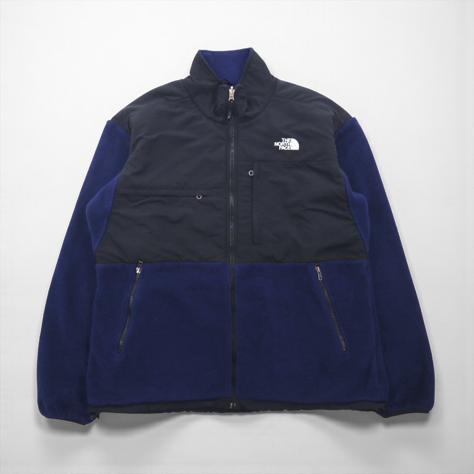 THE NORTH FACE デナリジャケット POLARTEC ポーラテック フリースジャケット XL ネイビー ナイロン切替 A193