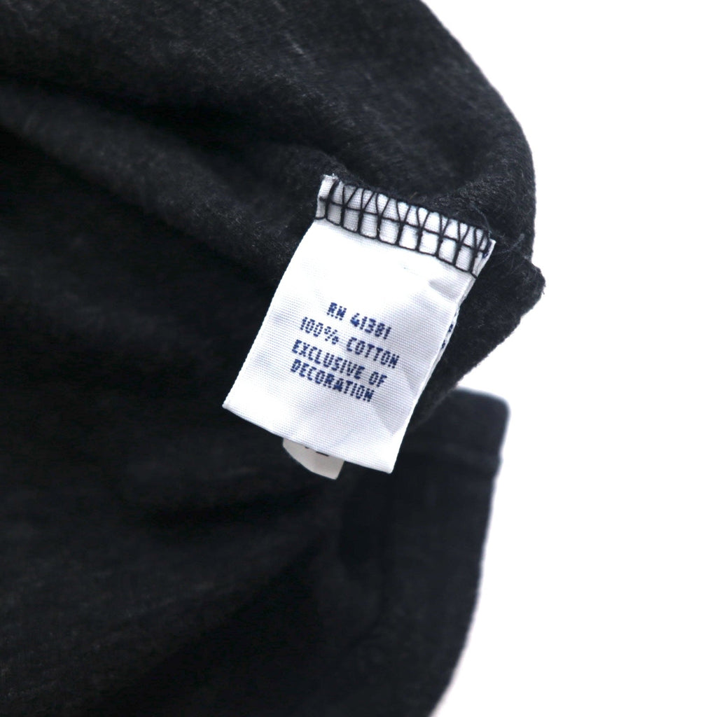 POLO RALPH LAUREN ハーフジップ リブニット スウェット XL グレー ESTATE RIB スモールポニー刺繍