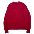 USA 90s ST JOHN'S BAY SPORT Maglione pesante in 3D, taglia XL, rosso, cotone