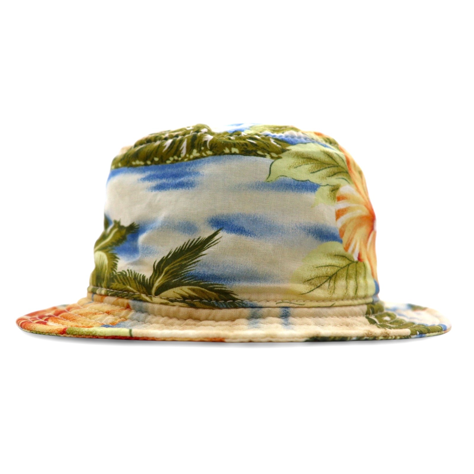 Engineered Garments USA Bucket Hat M Multicolore Cotone Spiaggia Ibisco