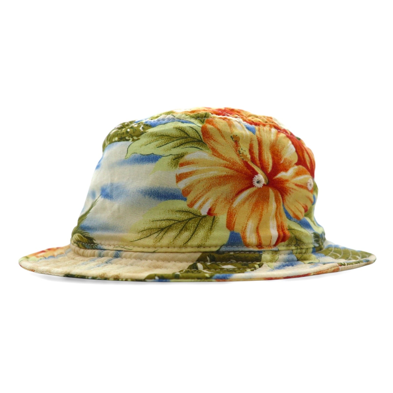 Engineered Garments USA Bucket Hat M Multicolore Cotone Spiaggia Ibisco