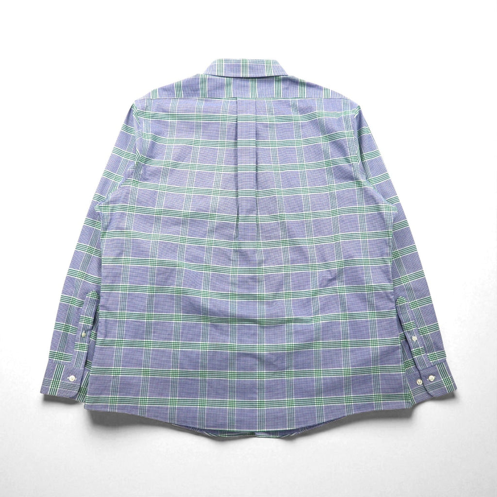 Brooks Brothers Camicia button-down Oxford REGENT FIT XL Cotone a quadri blu