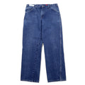 DICKIES FR Pantaloni in denim larghi a gamba larga, antifiamma, stile carpentiere, taglia 40, blu, in cotone, FR Flame Resistant, Made in Mexico