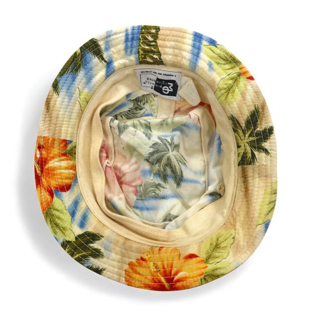 Engineered Garments USA Bucket Hat M Multicolore Cotone Spiaggia Ibisco