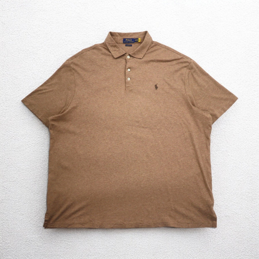 POLO RALPH LAUREN Polo Classica XL CLASSIC FIT beige con ricamo Small Pony