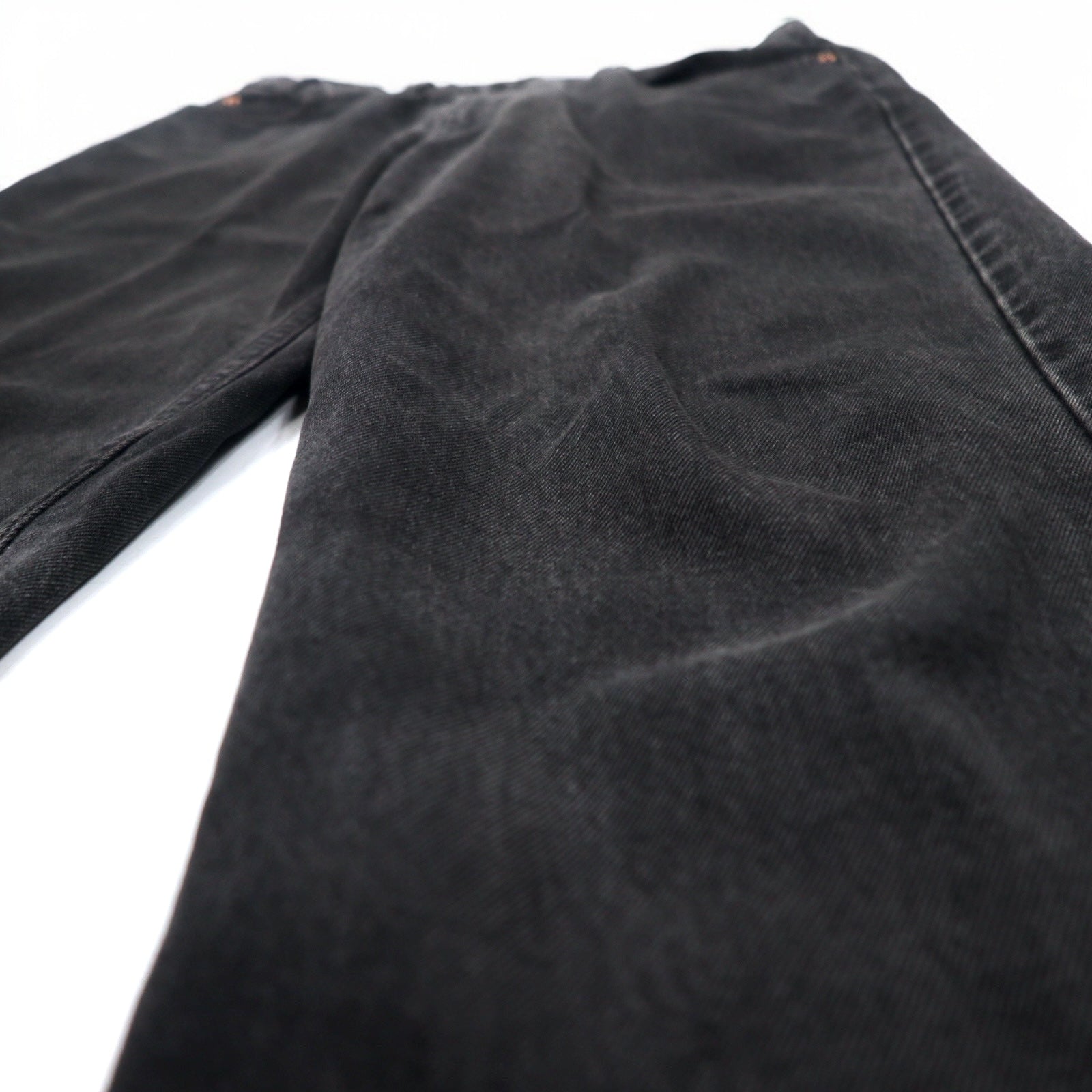 Levi's anni '90 550 Baggy Tapered Jeans Neri L Cotone RELAXED FIT 550-0260 Fatti in Messico