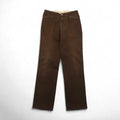 BURBERRY × DAVIDE CENCI Pantaloni Chino Dritti con Pieghe Centrali M Marrone Cotone