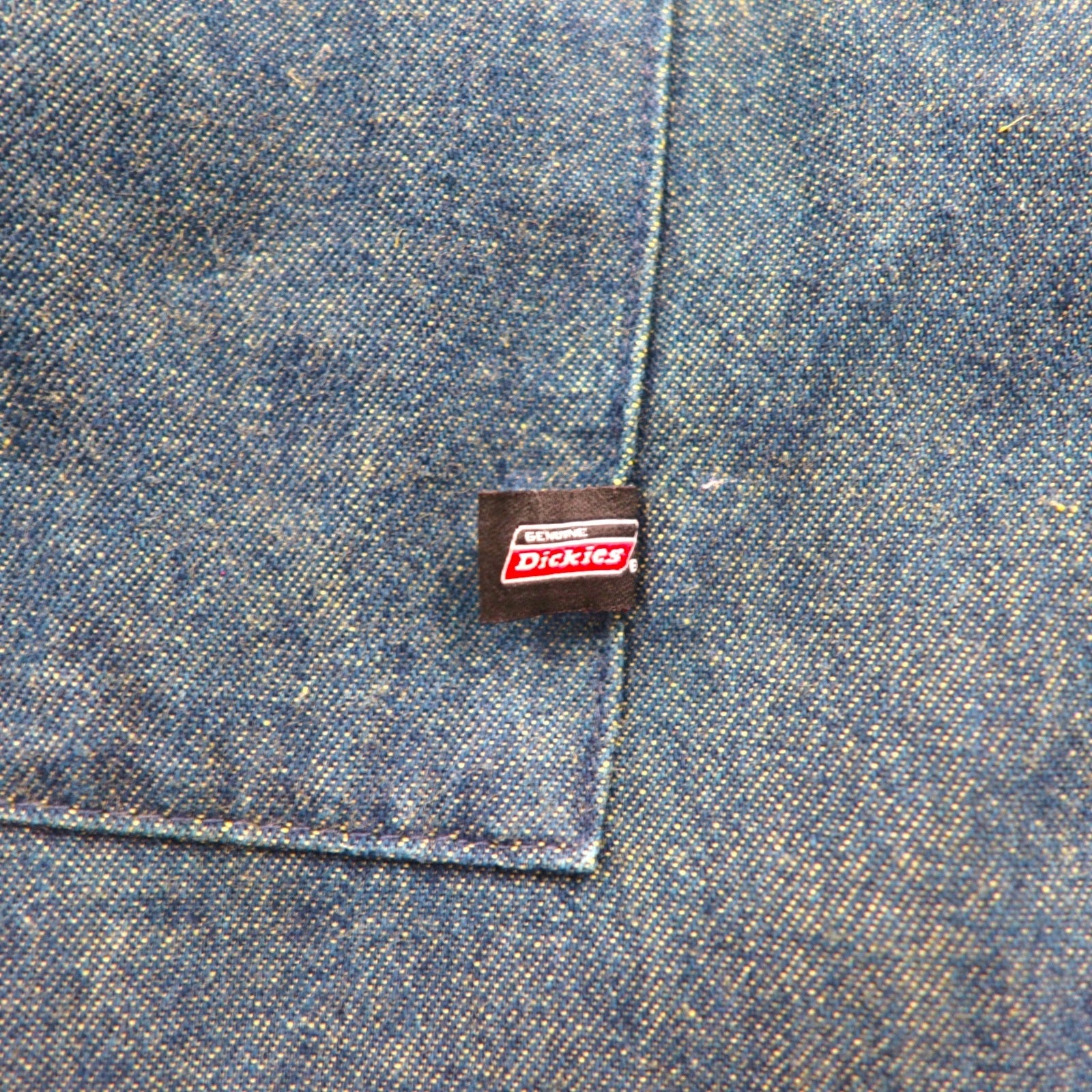 Camicia Dickies in denim button-down 3XL blu indaco scuro taglia grande made in Nicaragua