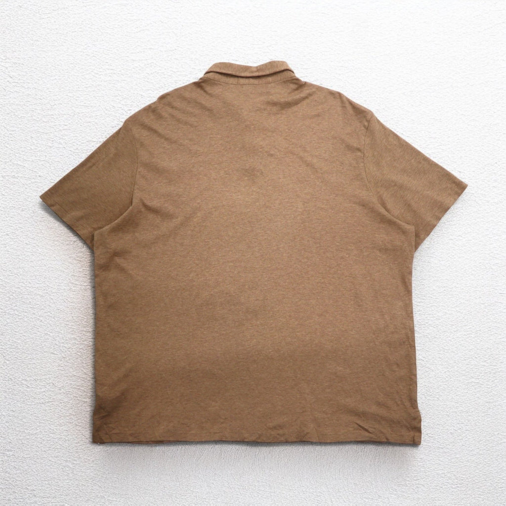 POLO RALPH LAUREN Polo Classica XL CLASSIC FIT beige con ricamo Small Pony