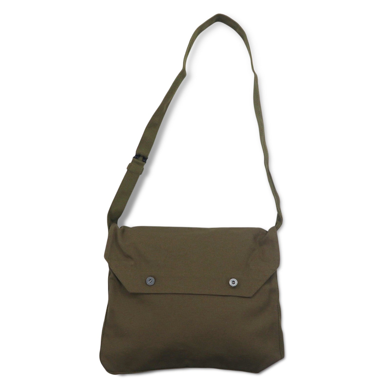 FRENCH ARMY Borsa del pane M38 Tracolla Marrone Tela Articolo non usato
