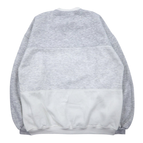 Anni '90 GEAR FOR SPORTS Felpa stampata L Grigio Cotone Poliestere Felpato STAR SHIP OCEANIC