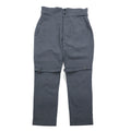 Blackweirdos Pantaloni bondage in twill di cotone XL grigi, Pantaloni Deformed Bondage Made in Japan