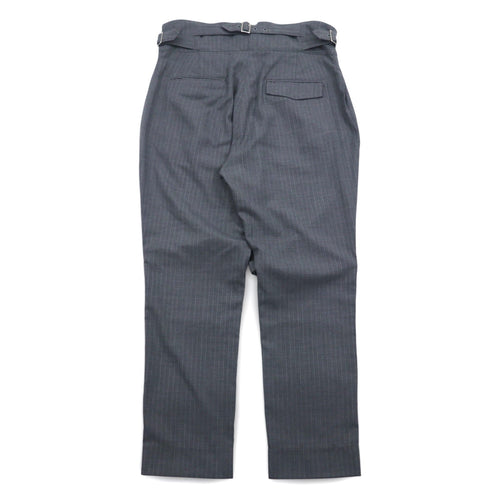 Blackweirdos ボンテージ スラックス パンツ XL グレー  Deformed Bondage pants 日本製