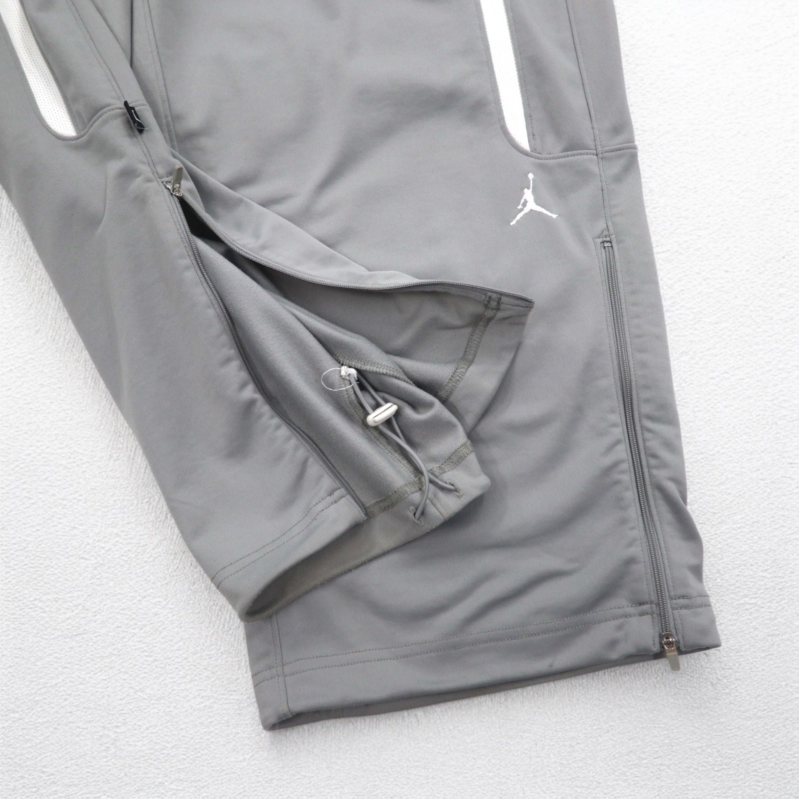 JORDAN BRAND (NIKE) Pantaloni da tuta larghi con bande laterali 2XL Grigio Poliestere 404314-075