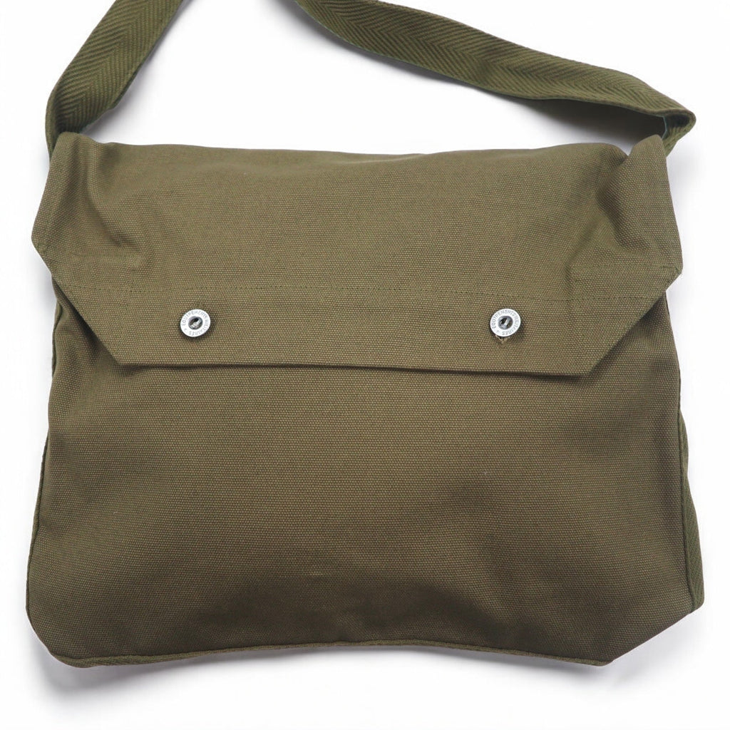 FRENCH ARMY Borsa del pane M38 Tracolla Marrone Tela Articolo non usato