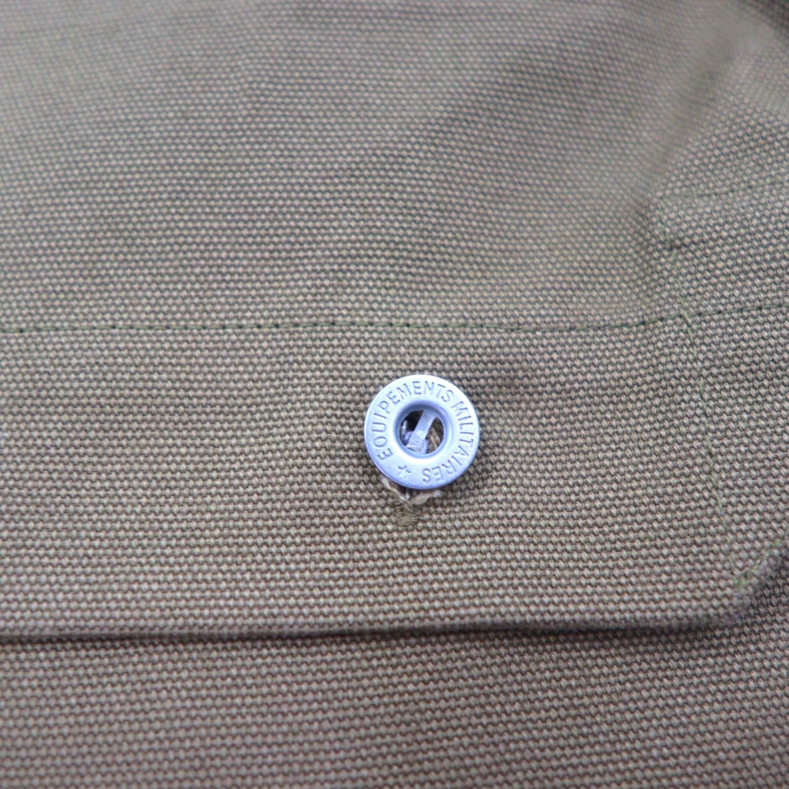 FRENCH ARMY Borsa del pane M38 Tracolla Marrone Tela Articolo non usato
