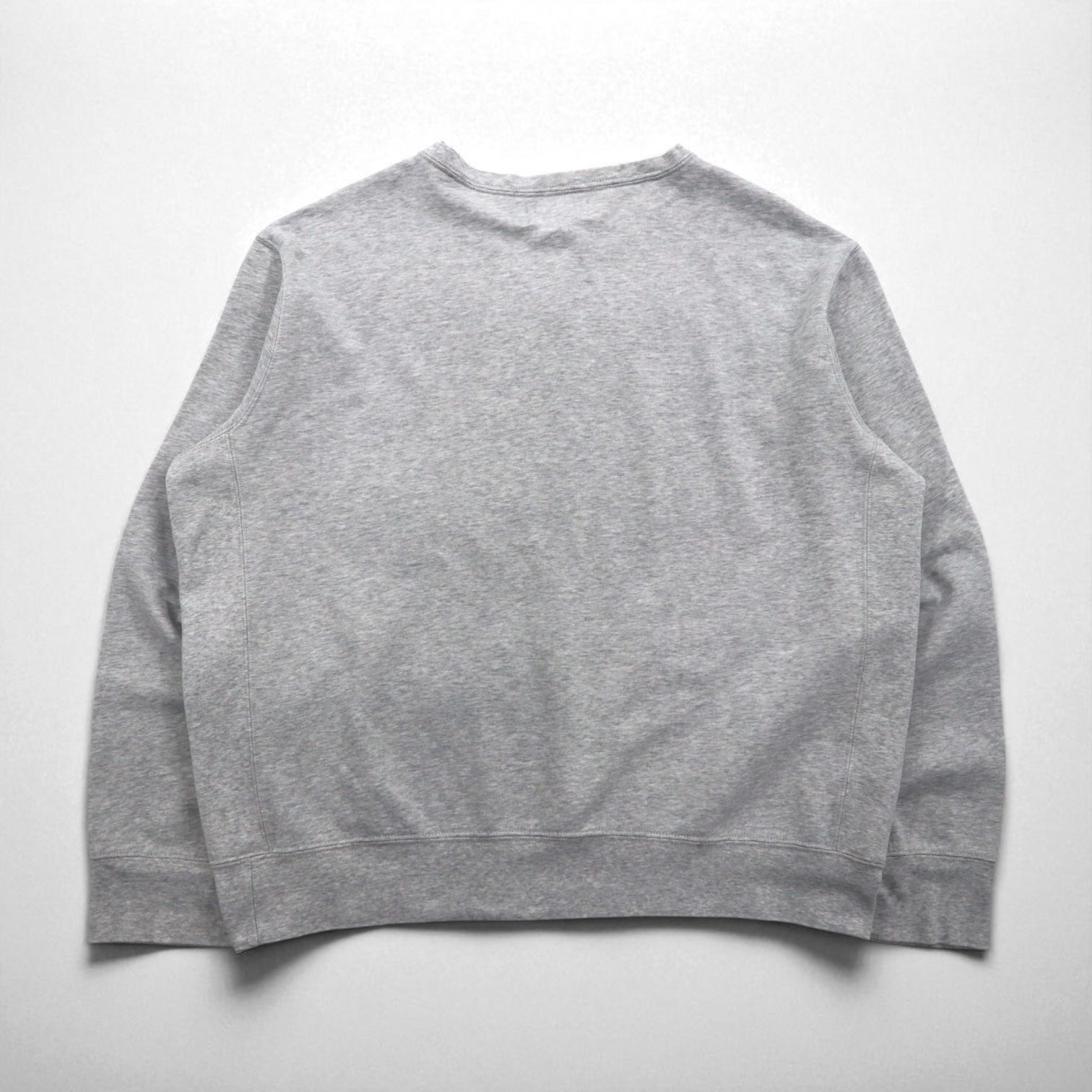 Polo by Ralph Lauren Felpa girocollo anni '90 XL grigio tinta unita ricamo piccolo pony