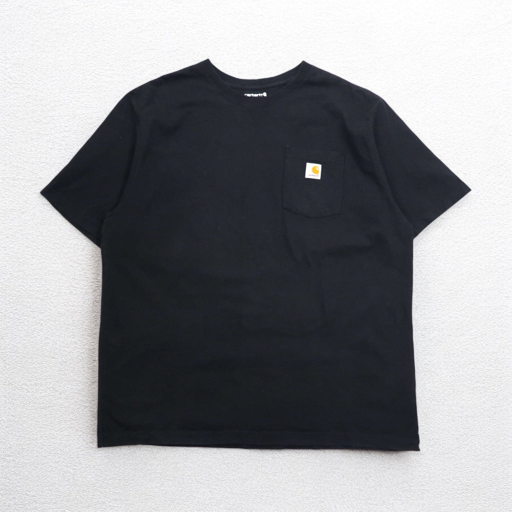 Carhartt T-Shirt Taschino Loose Fit Tasca XL LOOSE FIT Nero Cotone Prodotto in Honduras