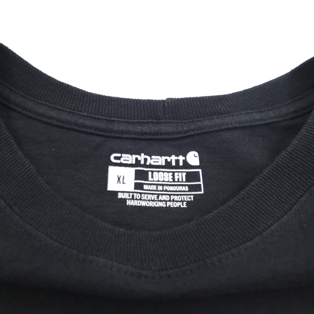 Carhartt T-Shirt Taschino Loose Fit Tasca XL LOOSE FIT Nero Cotone Prodotto in Honduras