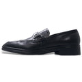 BALLY スイス製 ロゴプレート ビット ローファー 27.5cm ブラック レザー NEPTY/000