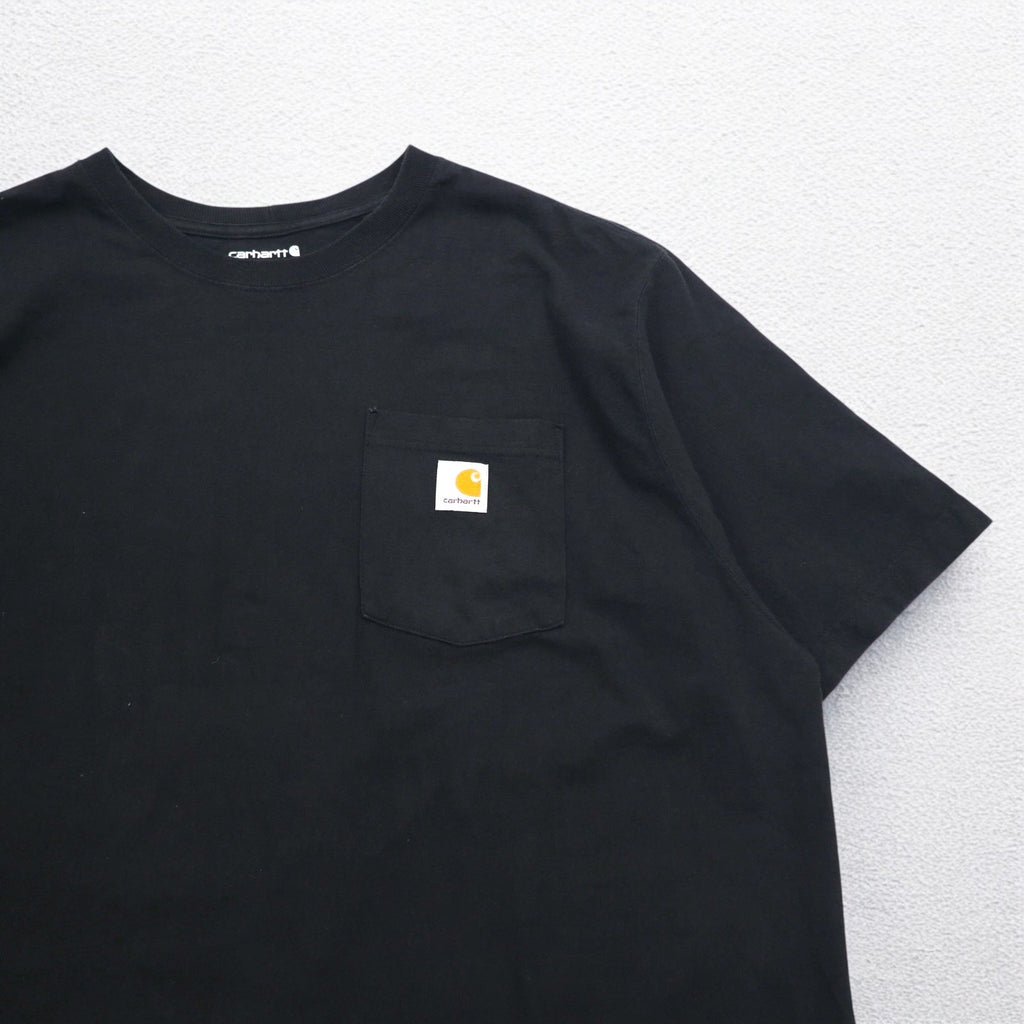 Carhartt T-Shirt Taschino Loose Fit Tasca XL LOOSE FIT Nero Cotone Prodotto in Honduras