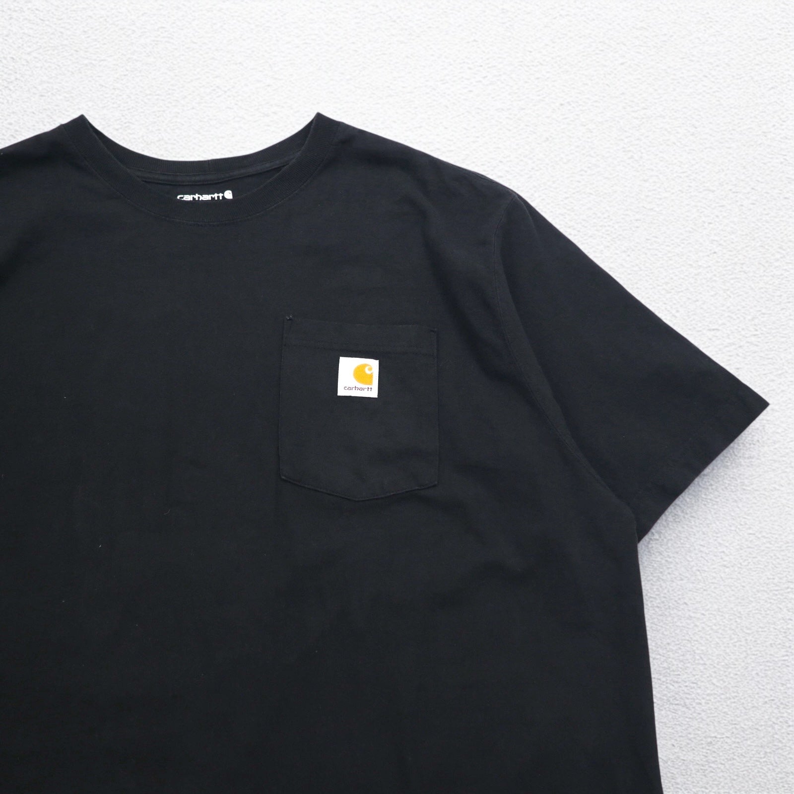 Carhartt T-Shirt Taschino Loose Fit Tasca XL LOOSE FIT Nero Cotone Prodotto in Honduras