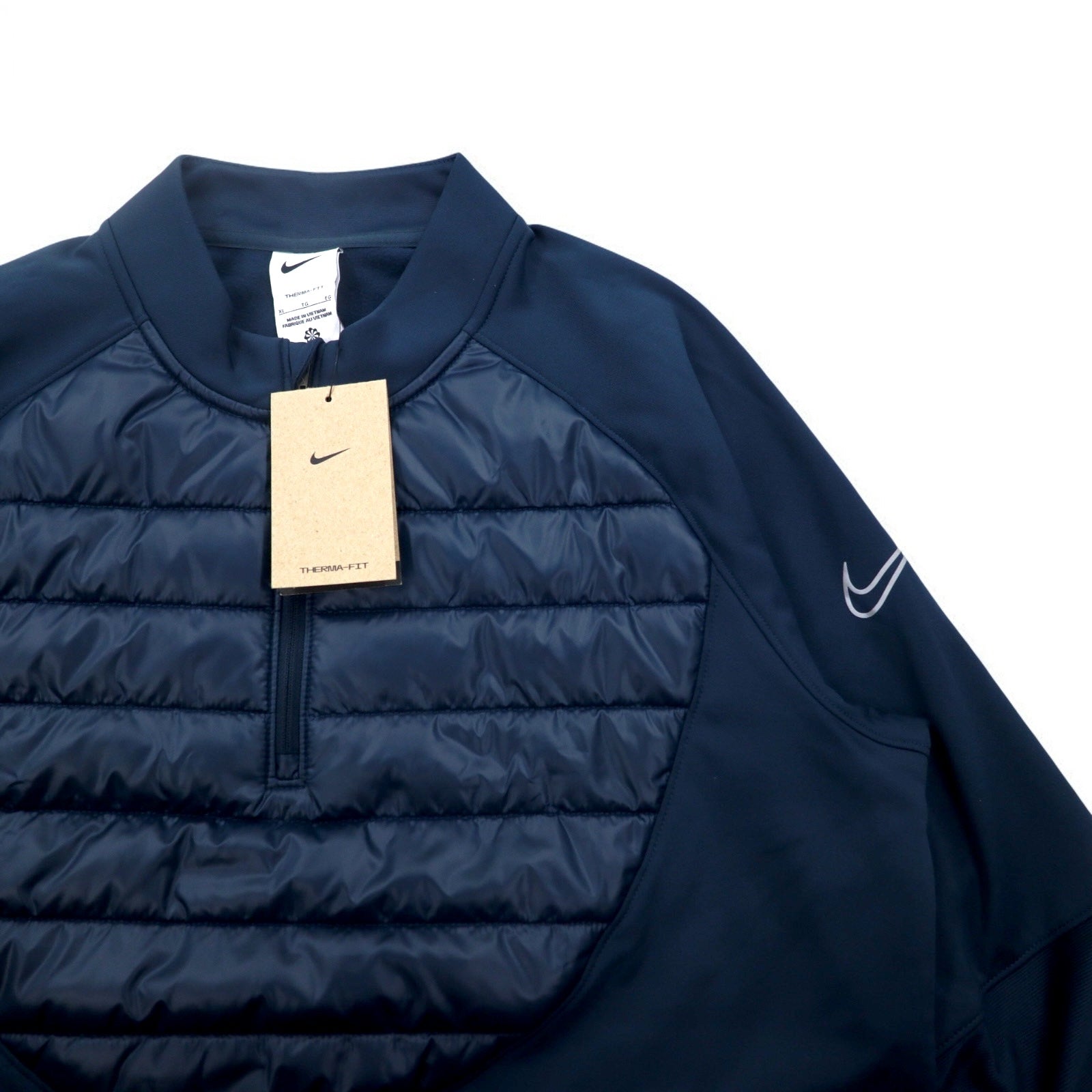 NIKE Academy Drill Top Winter Warrior Pista XL Blu Navy Imbottito Therma-FIT DC9169-454 Nuovo