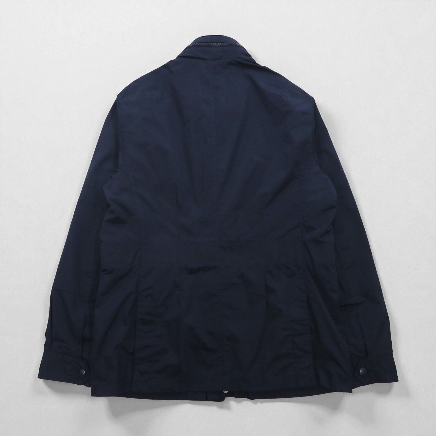 Polo Ralph Lauren ミリタリー M-65 フィールドジャケット M ネイビー ドローコード フード収納 ダブルジップ