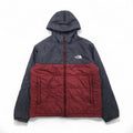 THE NORTH FACE Piumino PRIMALOFT Giacca con cappuccio L grigio bordeaux bicolore nylon