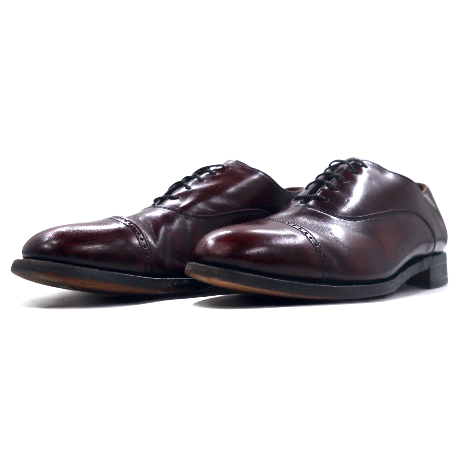 BOSTONIAN USA - Scarpe eleganti straight tip 26cm, bordeaux, pelle 26248