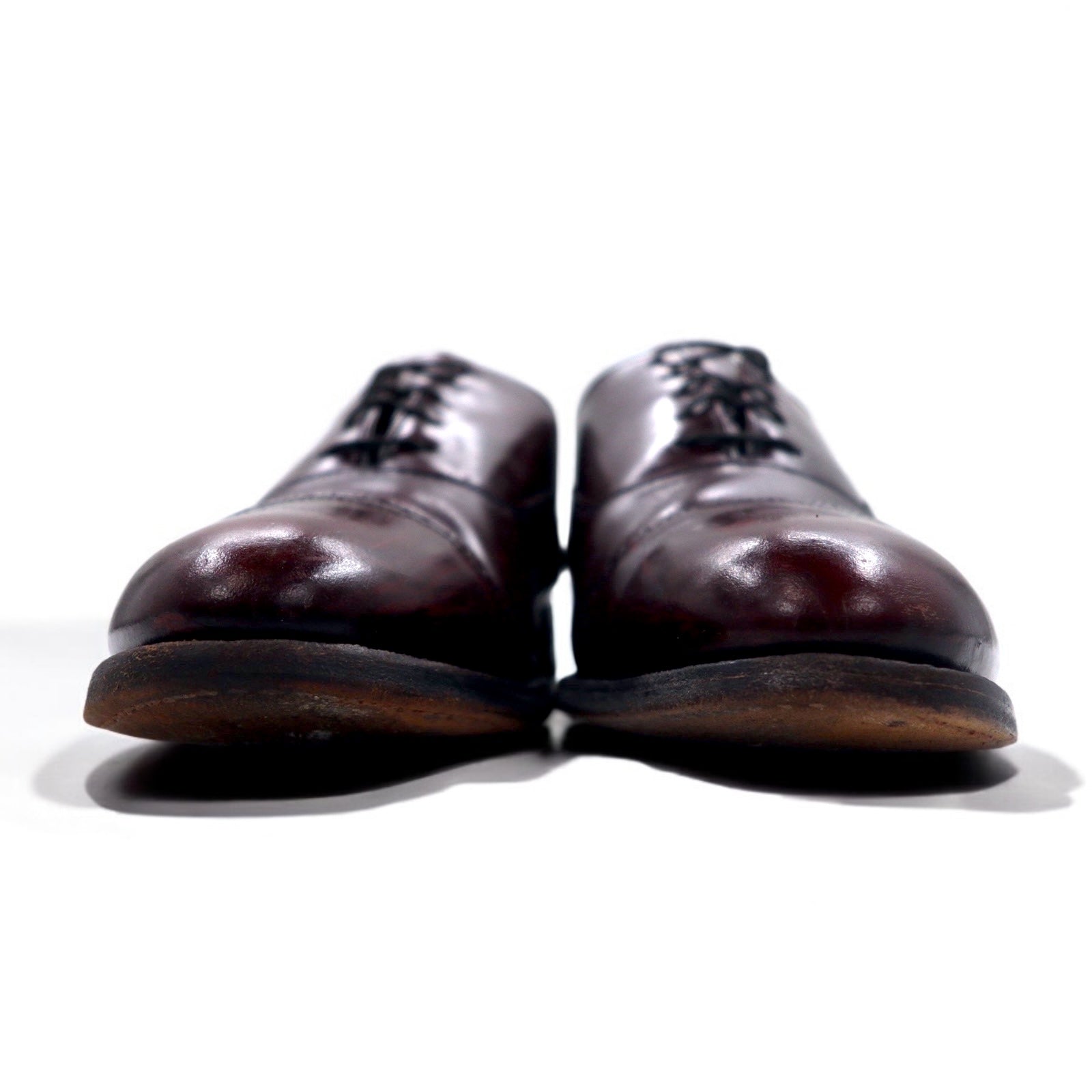 BOSTONIAN USA - Scarpe eleganti straight tip 26cm, bordeaux, pelle 26248