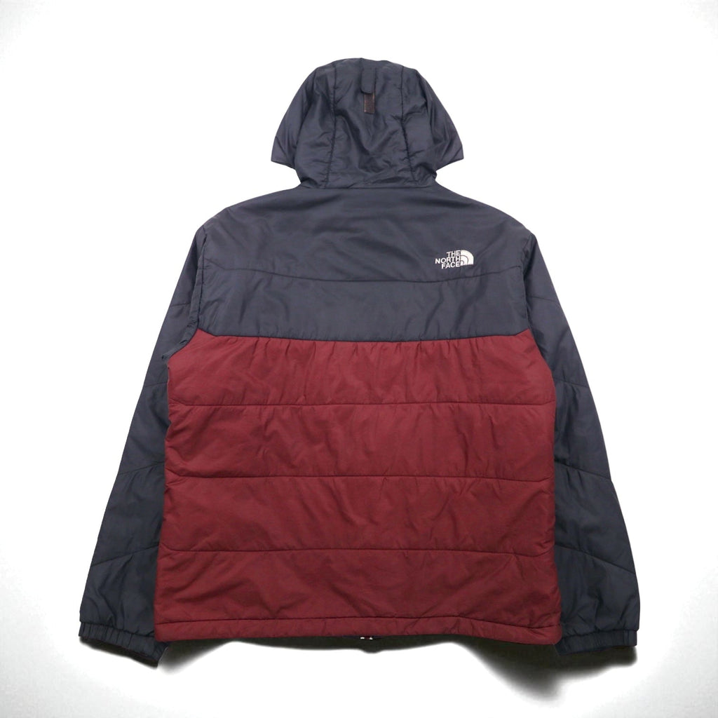 THE NORTH FACE Piumino PRIMALOFT Giacca con cappuccio L grigio bordeaux bicolore nylon