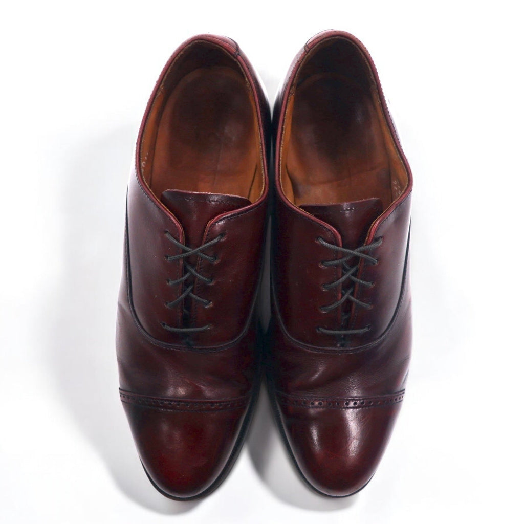 BOSTONIAN USA - Scarpe eleganti straight tip 26cm, bordeaux, pelle 26248
